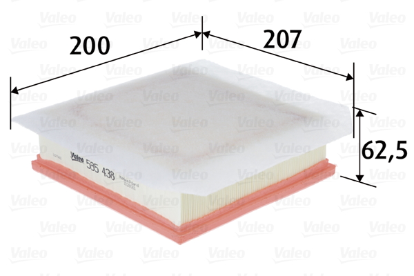 VALEO 585438 Filtro aria